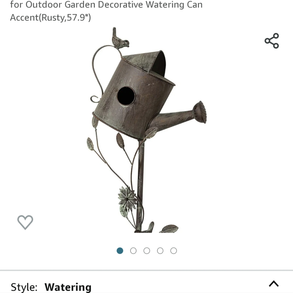 New Decorative faucet garden bird house